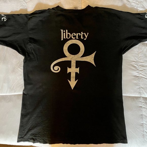 RARE Vintage PRINCE (The Artist Formally Known As) LIBERTY SEX LOVE XL T-Shirt - Picture 3 of 5